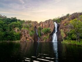 Wangi Falls - a dry season view.