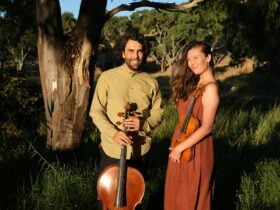 Anthony Albrecht and Simone Slattery, cello and violin