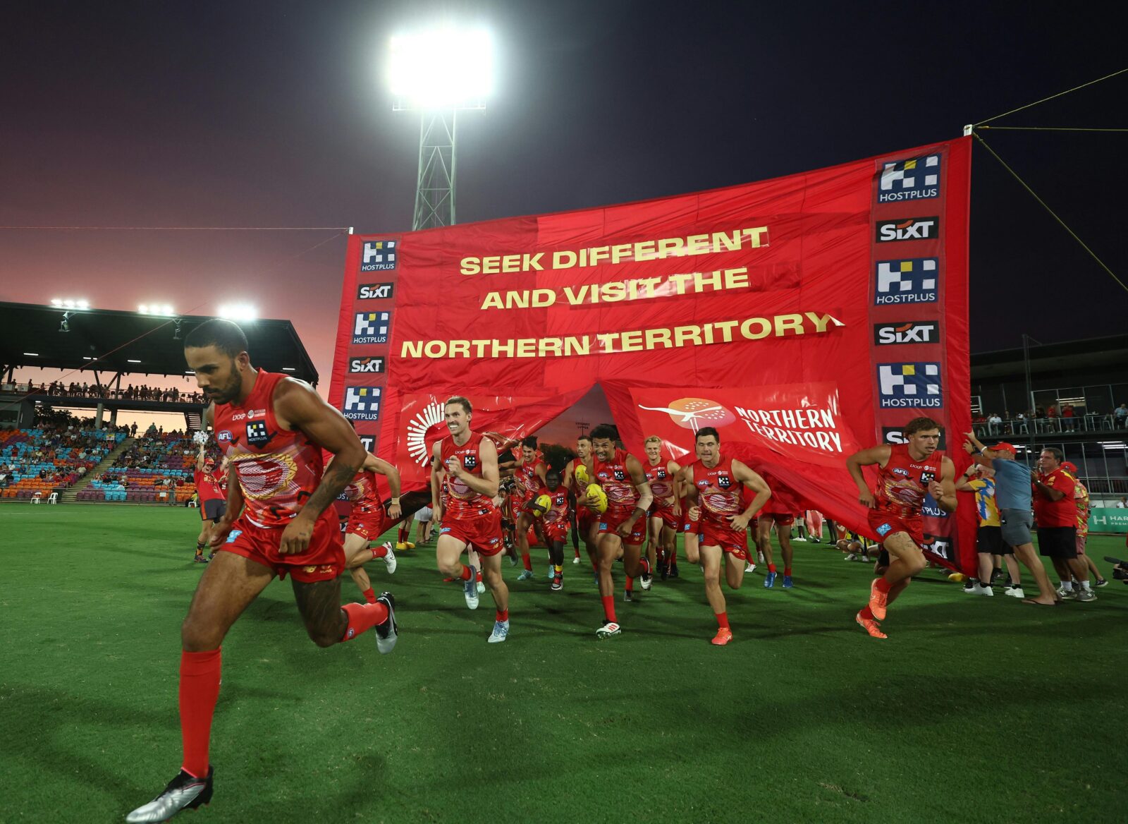 Gold Coast SUNS in Darwin