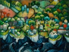 The coastal town by Bryan Bulley