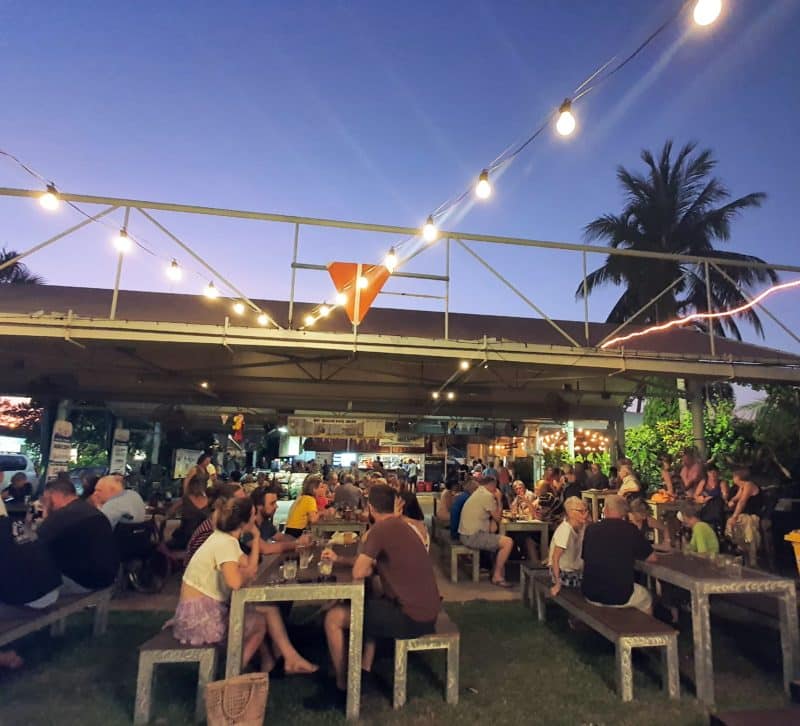 casual open-air dining