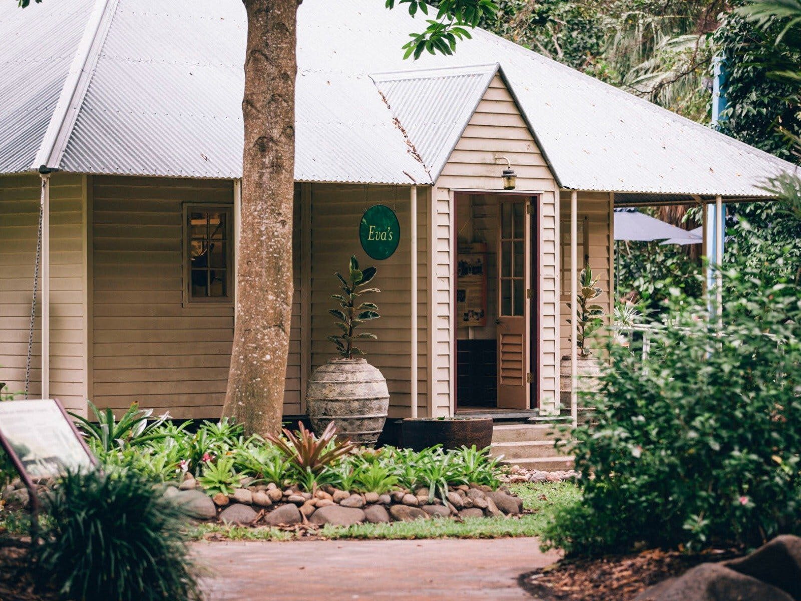 Exterior view of Eva