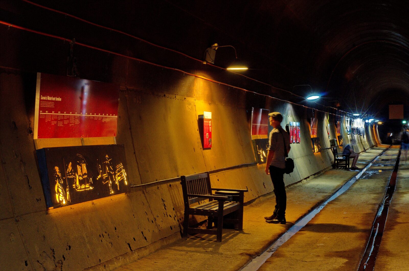 The tunnels were secret until 1992
