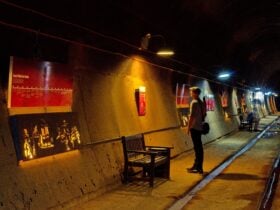 The tunnels were secret until 1992