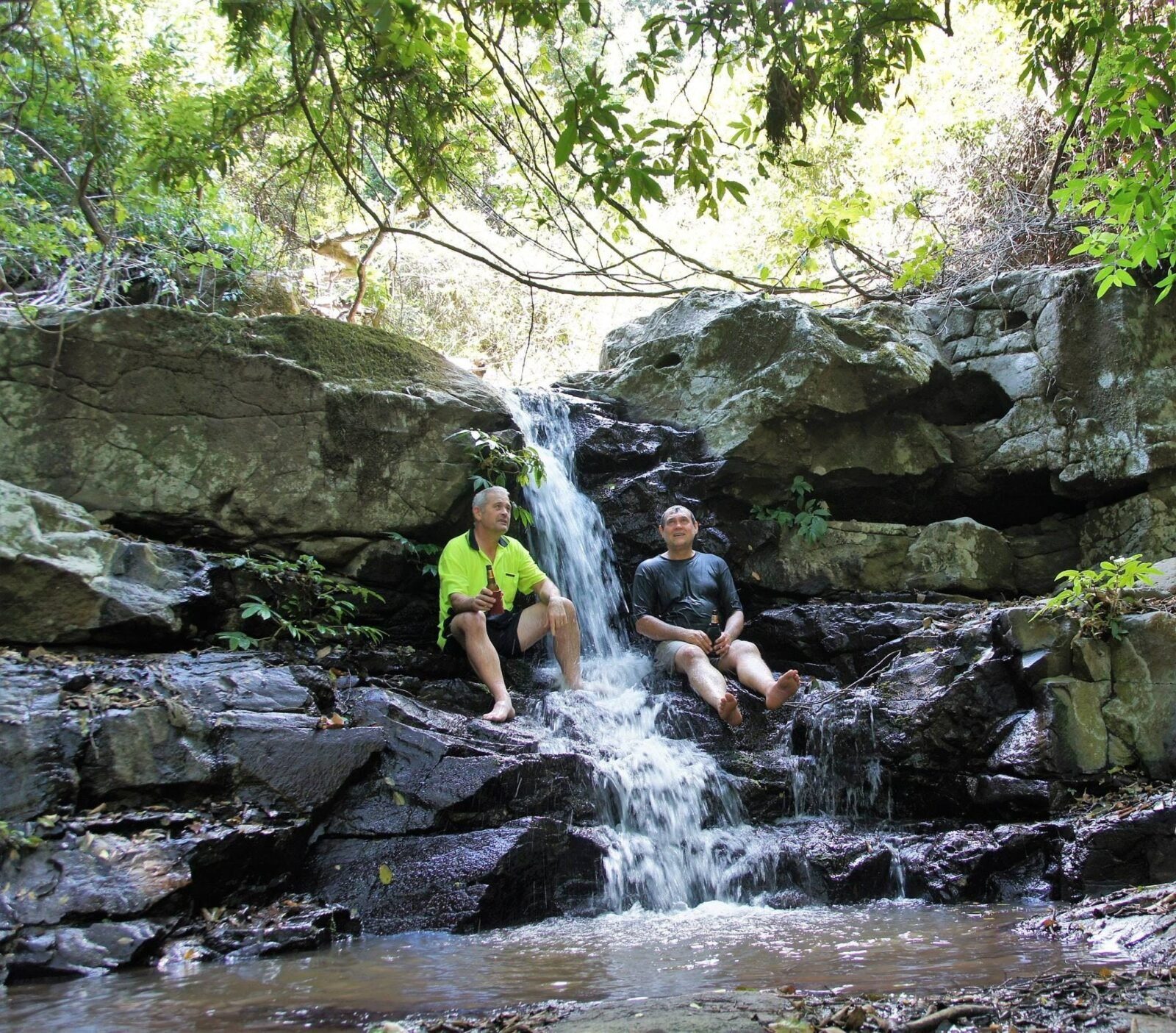 Swimming under the Cascades