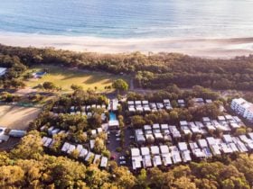 Aerial of Allure Stradbroke Resort & Home Beach