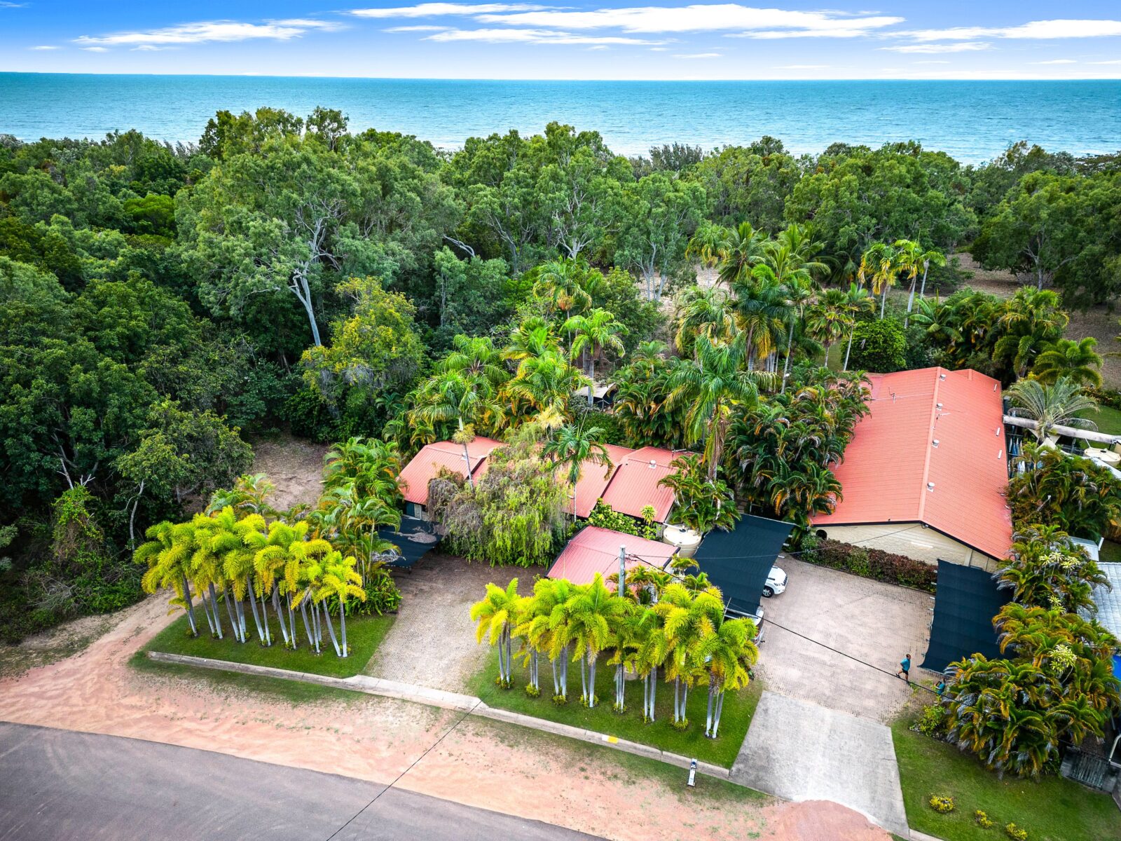 Beachside location