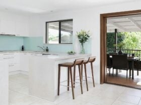 spacious open-plan kitchen
