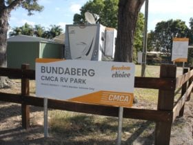 Entrance sign to Bundaberg RV Park