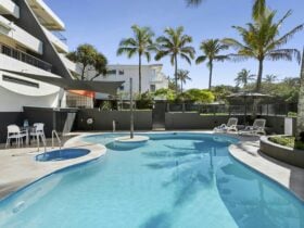 Pool and spa area