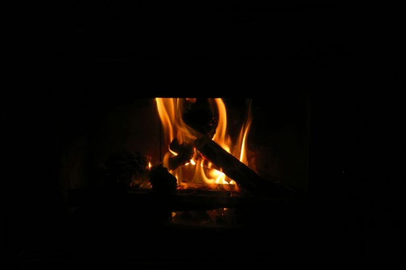 All the Cabins come complete with their very own fireplace.