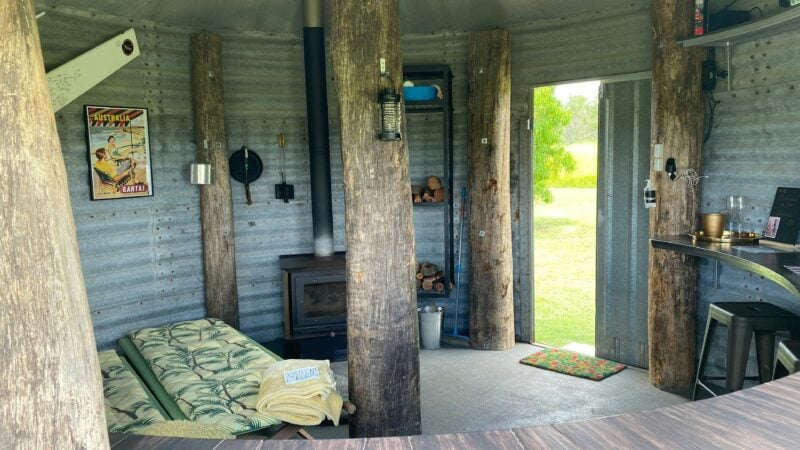 Comfy country chic .. our Glamping Silo has been voted #2 in Australia â¤ï¸