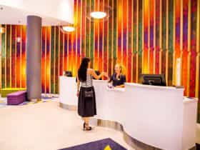 ibis Styles Brisbane vibrant Reception Desk