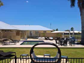 Pool view from Unit 3