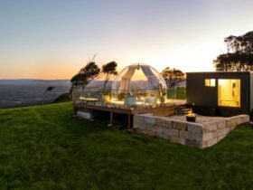 The Magical Dome with stunning views of the Glasshouse Mountains & Hinterland