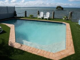Pool overlooking Moreton Bay