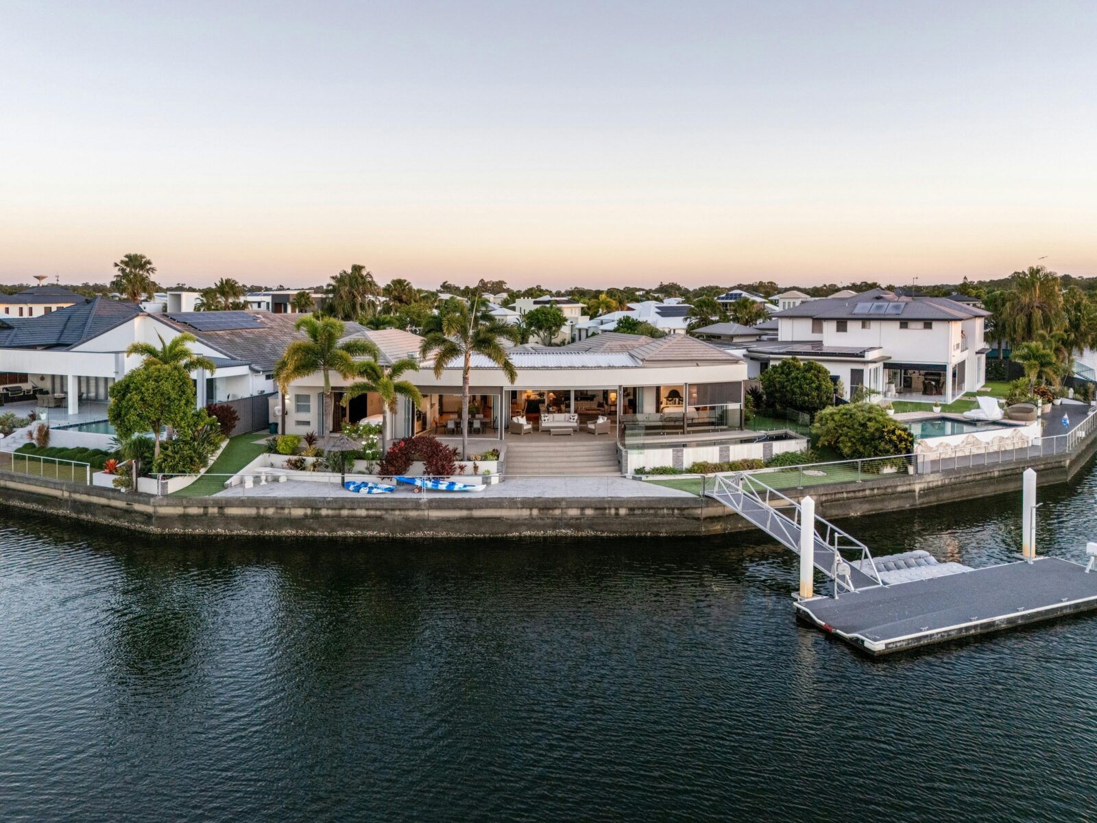 Aerial view of back of property
