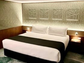 Ample room to relax on this Super King bed, with bedside tables on each side of the bed