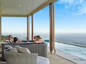 Petrichor Estate beautiful pool & spa area