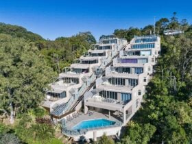 Exterior drone view