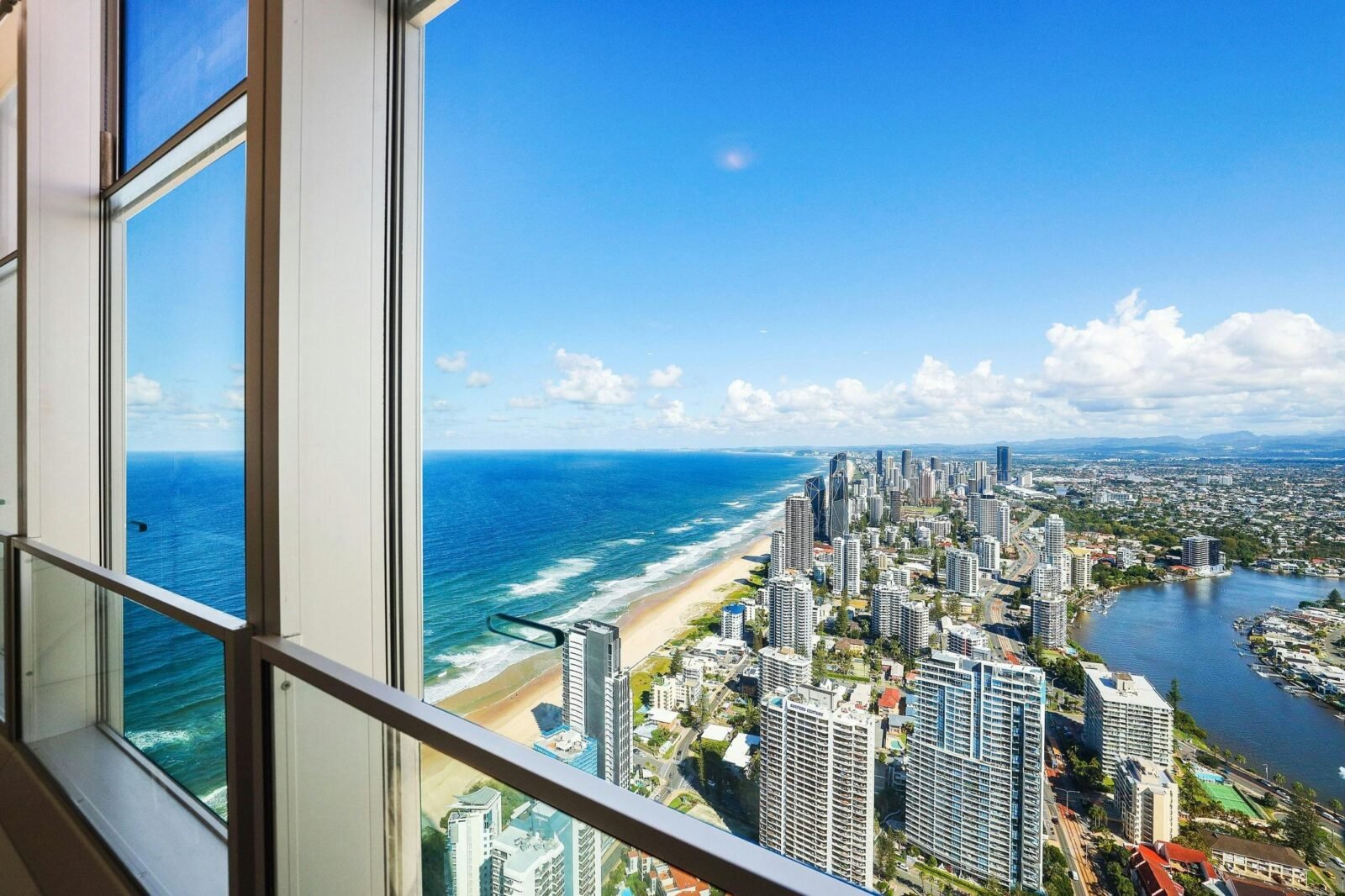 Views from the balcony - Q1 Resort and Residences - Gold Coast Holidays - Beach and City Views