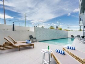 Relax poolside, open all year round