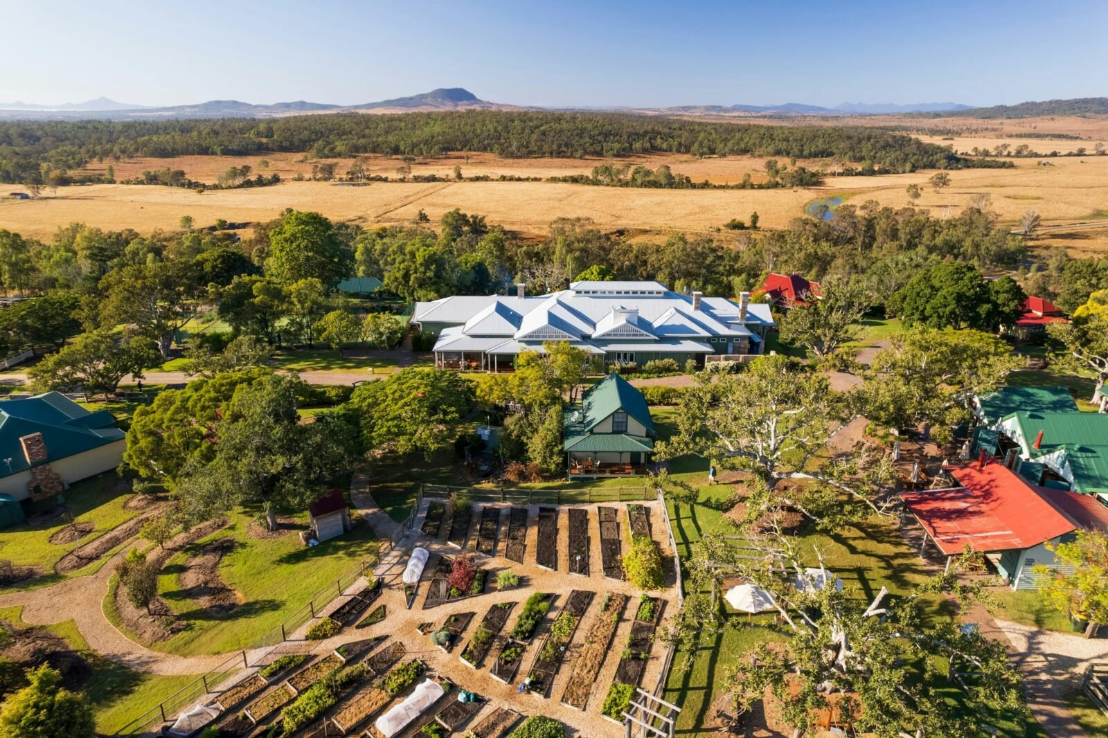 Aerial shot of Spicers Hidden Vale