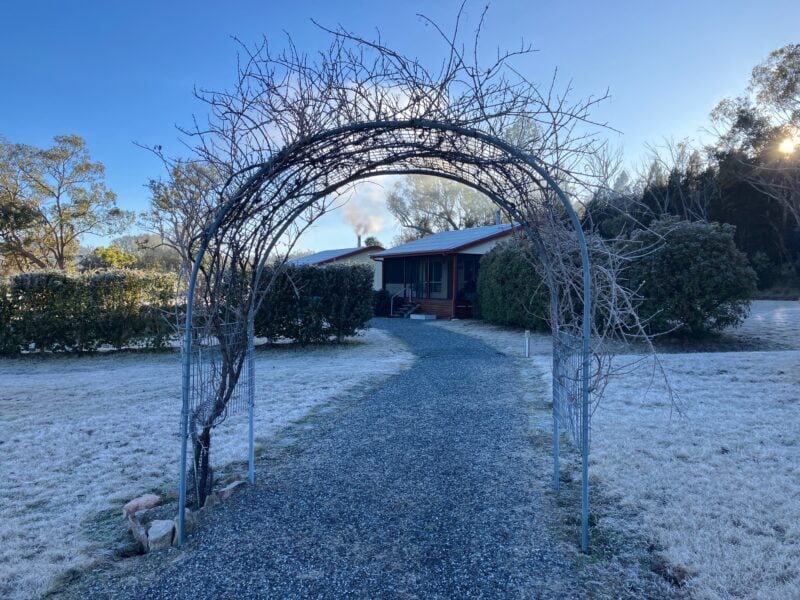 Walkways to wander the property