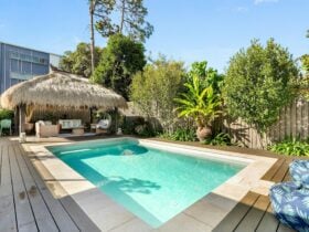 Pool and cabana area