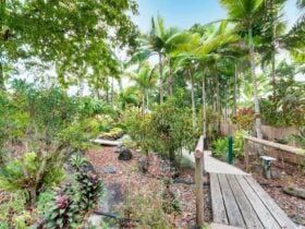 Walkway through the Villas grounds