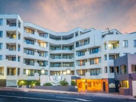 Outside and entrance of West End Central Apartments