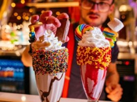 Loaded milkshakes at our fully stocked bar