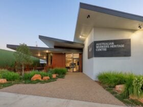 Main Street entrance to the Australian Workers Heritage Centre - 127 Oak Street, Barcaldine