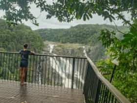 View of barron Falls from Din Din Barron Falls lookout, Barron Gorge National Park