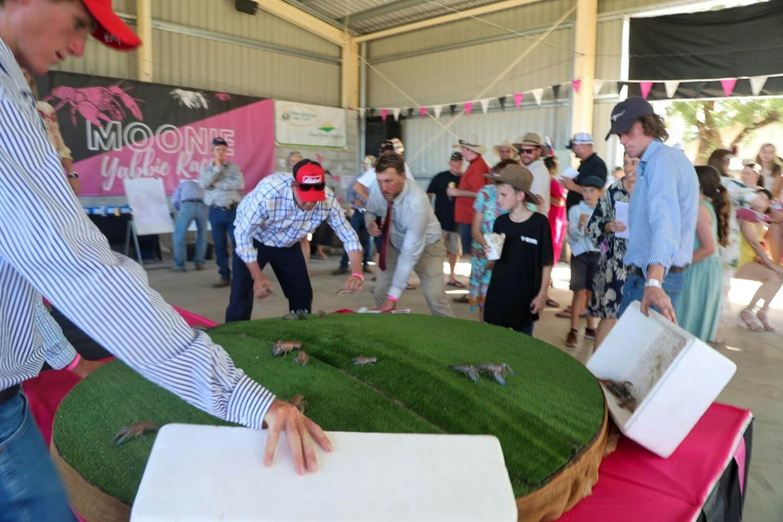 Join in the fun at the annual yabbie races at Moonie.