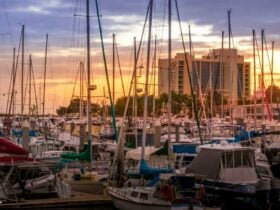 Marina Sunrise looking towards Casino