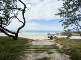Access track to sandy beach at Cape Palmerston
