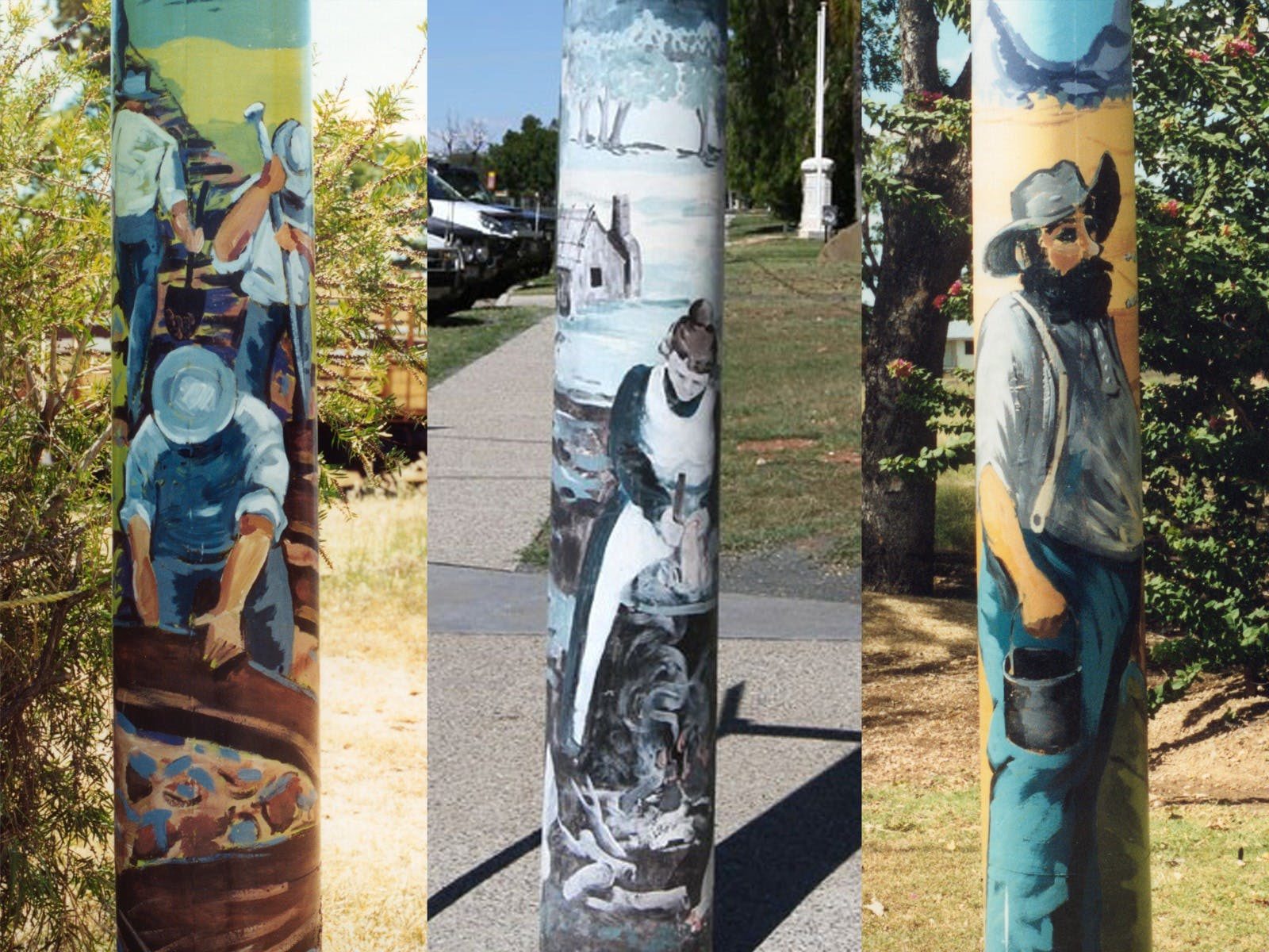 Capella Light Pole Murals