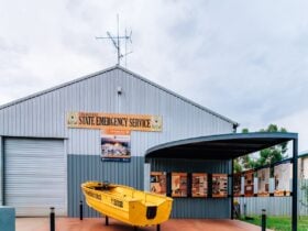 Charleville SES Shed - Flood Display