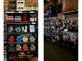 retail shelves