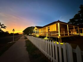 Heritage Precinct at sunset, Visit Croydon QLD, Outback Queensland, This is Queensland, Heritage