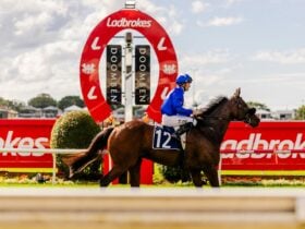 Winning Post at Doomben Racecourse