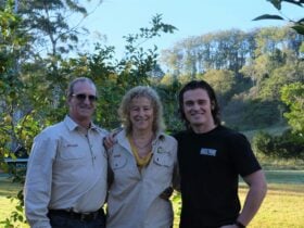 Bryant, Susie, and Alex of Eastwell Farms