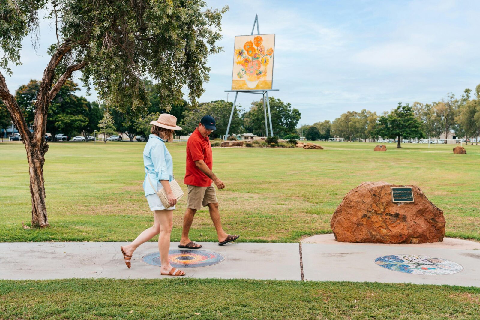 Emerald Centenary of Federation Mosaic Pathway