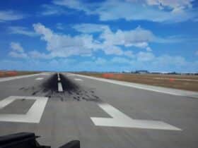 Line up for takeoff B737 flight simulator Brisbane