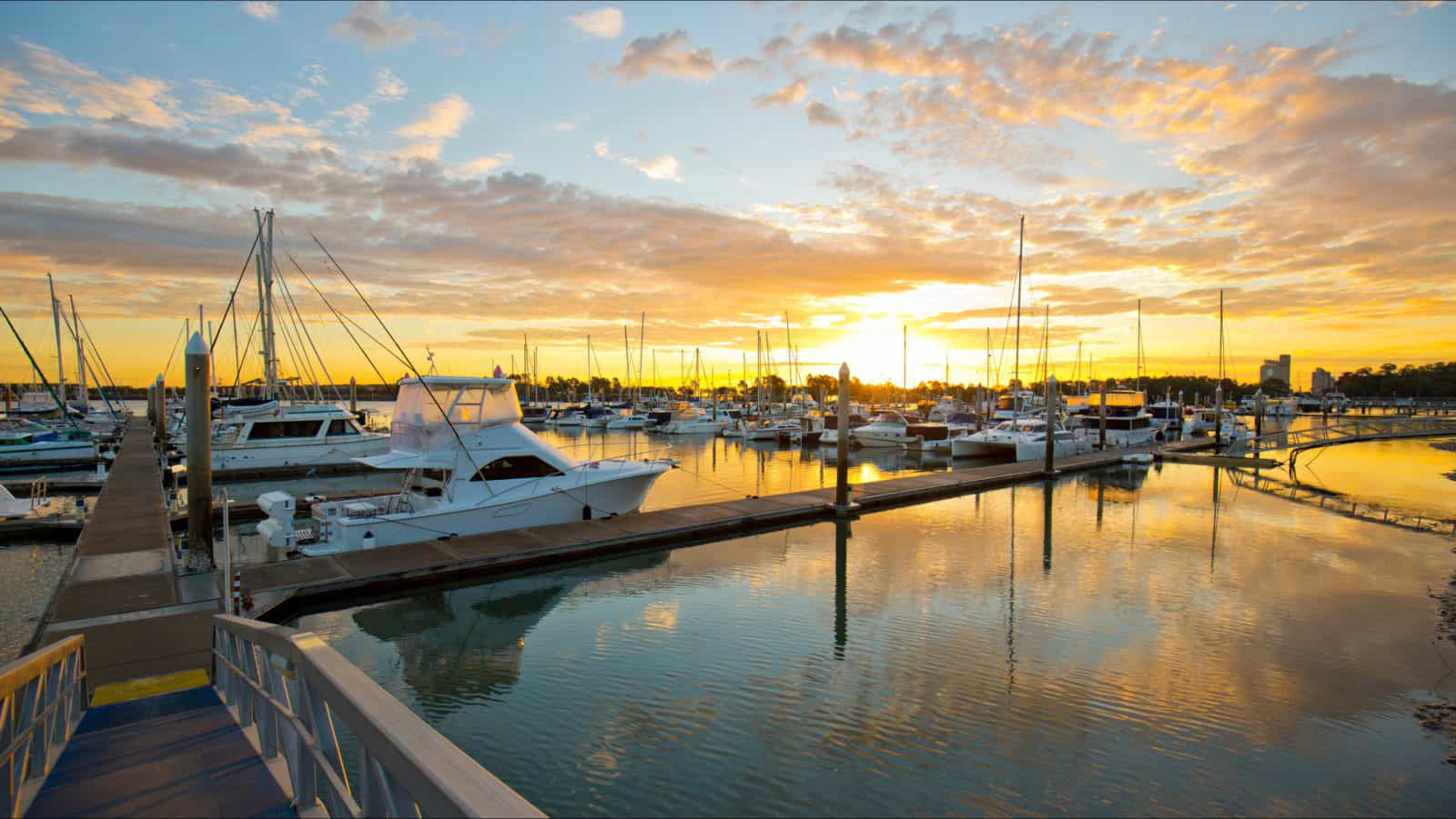Gladstone Marina Sunset