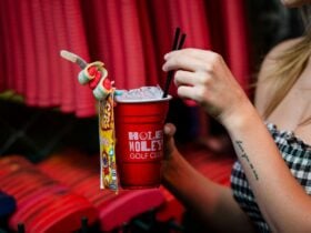 Holey Moley mini golf sugar caddy cocktail