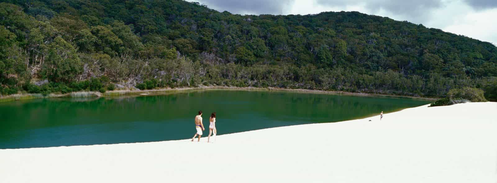 Lake Wabby, Fraser Island.
