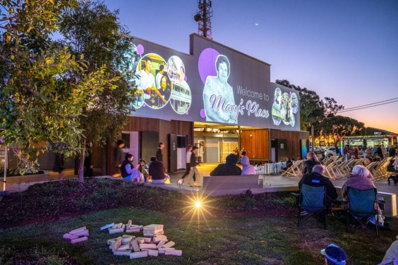 A lovely open air area perfect for public events.