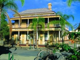 photo showing the Maryborough Family Heritage Institute two story colonial style building building